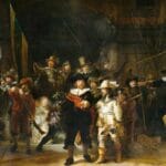 rembrandt nachtwacht schilderij